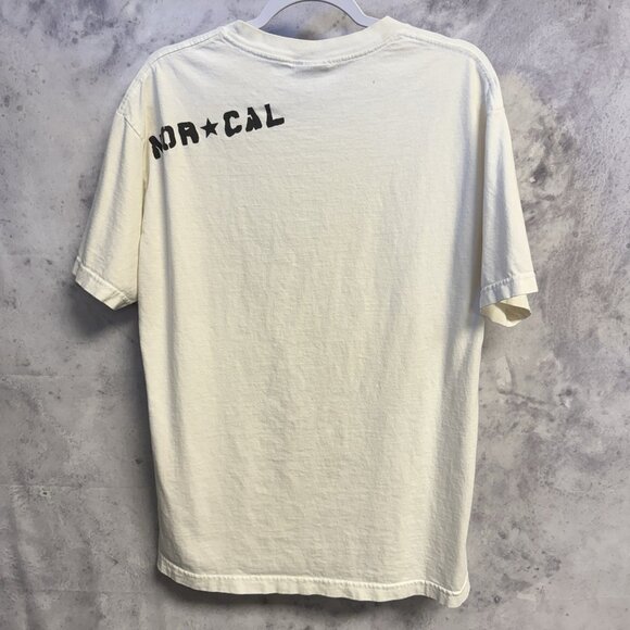 Vintage 90s Nor Cal NHS T Shirt Mens Large White Skate Y2K - Picture 2 of 15